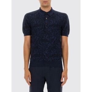 Etro Polo Shirt Men Blue